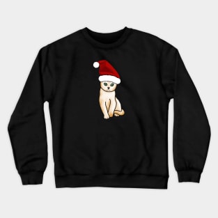 Orange Cat Christmas Crewneck Sweatshirt